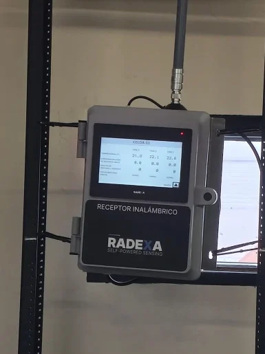 Sensores RADEXA instalados: celdas ais de 6,6 kv y 800 a, transporte de hidrocarburos