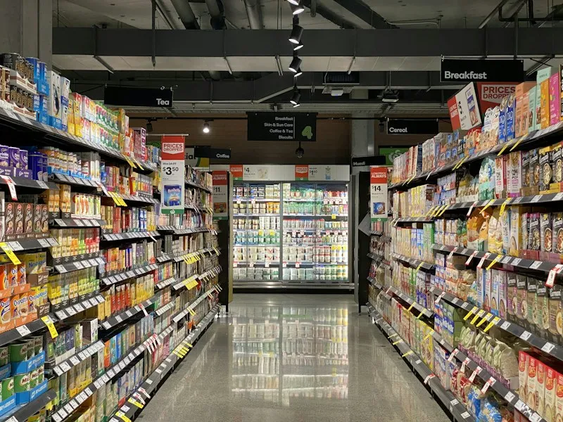 Pasillo de un supermercado